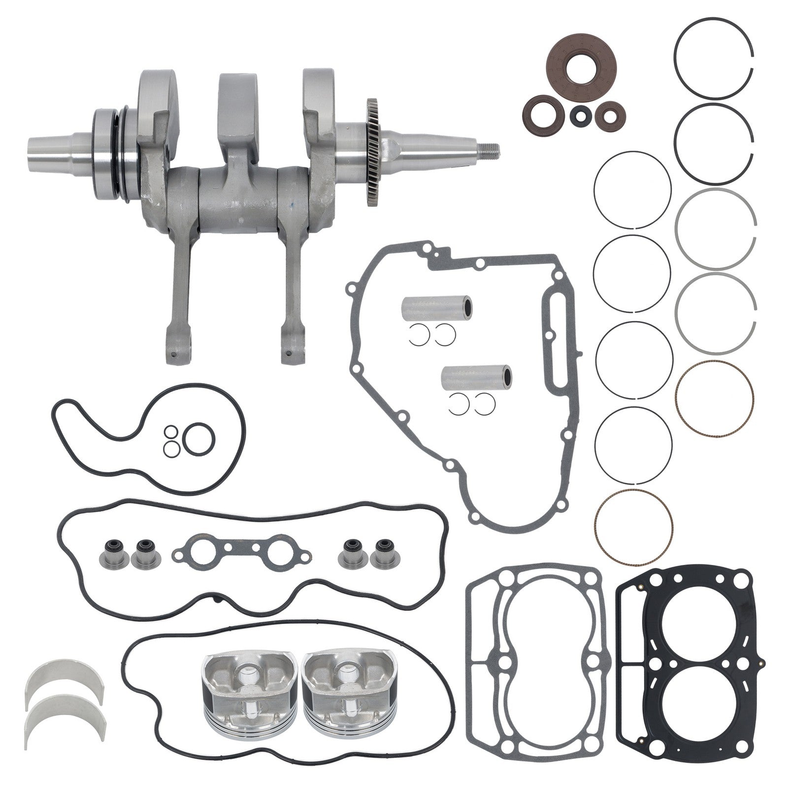 Polaris Sportsman Ranger RZR 800 Engine Rebuild Kit Crankshaft Piston Gasket