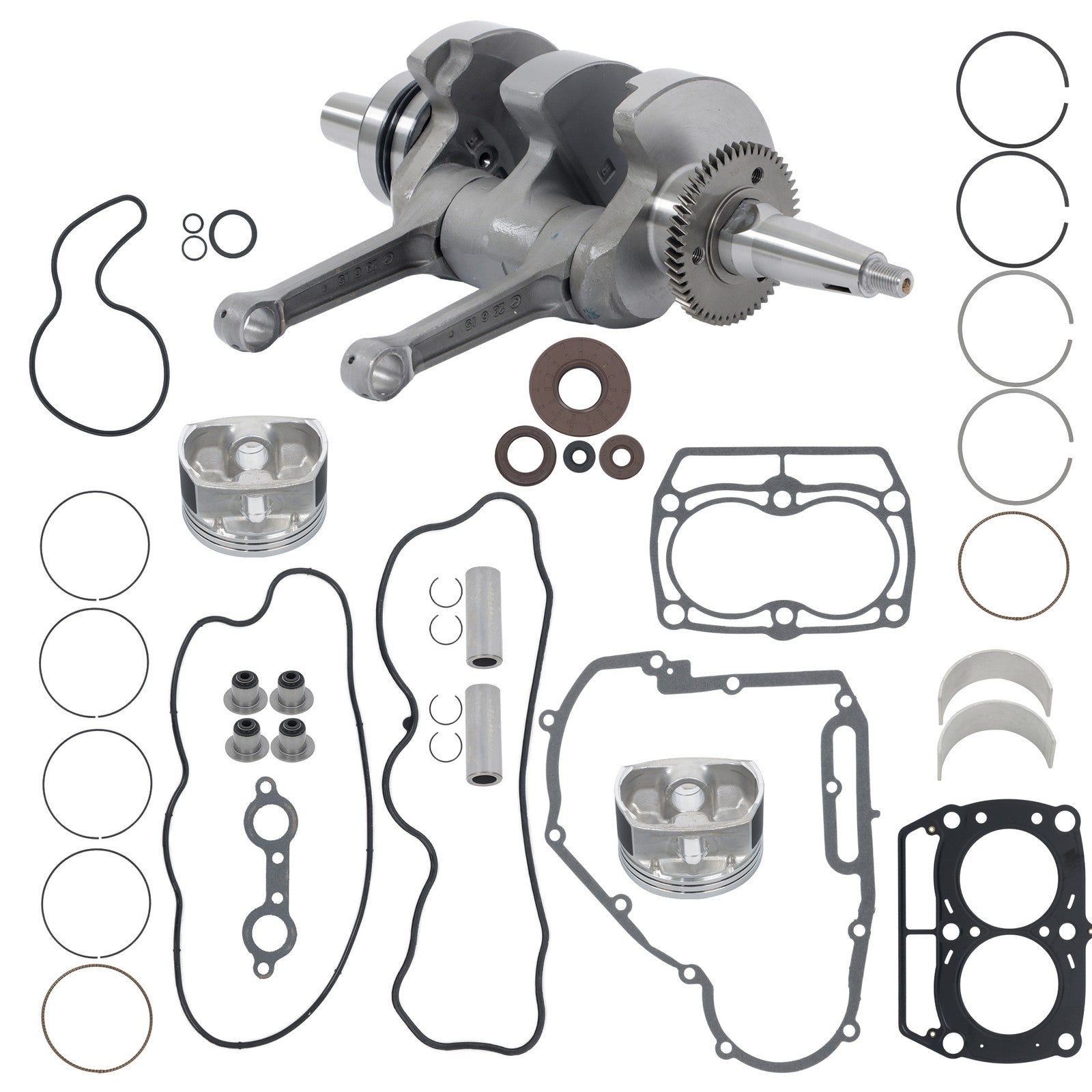 Polaris Sportsman Ranger RZR 800 Engine Rebuild Kit Crankshaft Piston Gasket