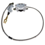 Go Kart Rear Live Axle Kit with Brake, Sprocket, Hub & Chain for Drift Trike