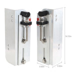 6" Adjustable Aluminum Set Back Plate for Outboard Boat Motor