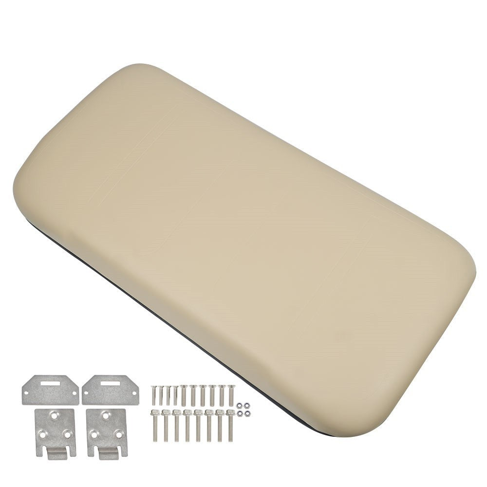 Tan Front Seat Bottom for E-Z-GO Medalist TXT 1994-2013 Golf Cart with Hardware