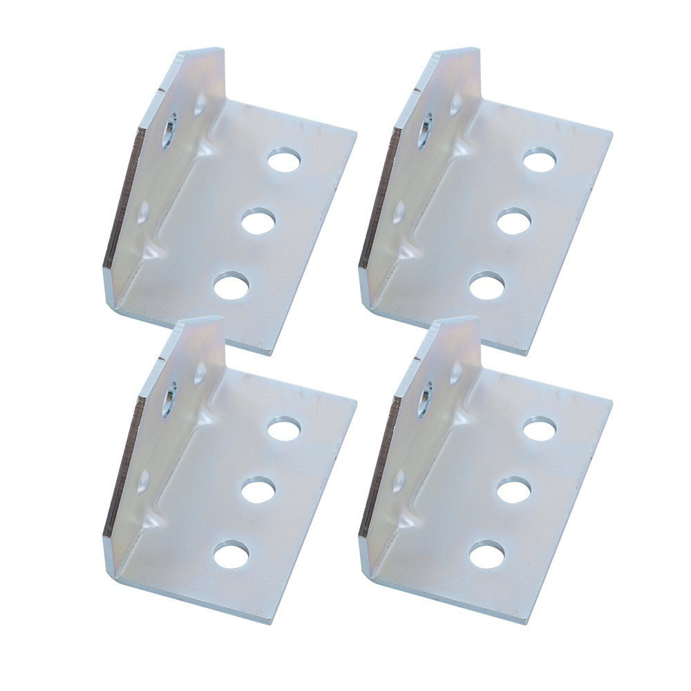 (4) 8" Galvanized Swivel Top Bunk Brackets w/ Hardware for 2x3 Boat Trailer