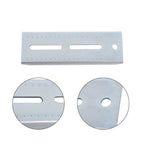 (4) 8" Galvanized Swivel Top Bunk Brackets w/ Hardware for 2x3 Boat Trailer