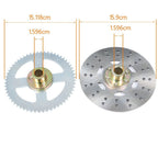 Go Kart Rear Axle Kit 740mm with T8F 58T Chain Sprocket Fit