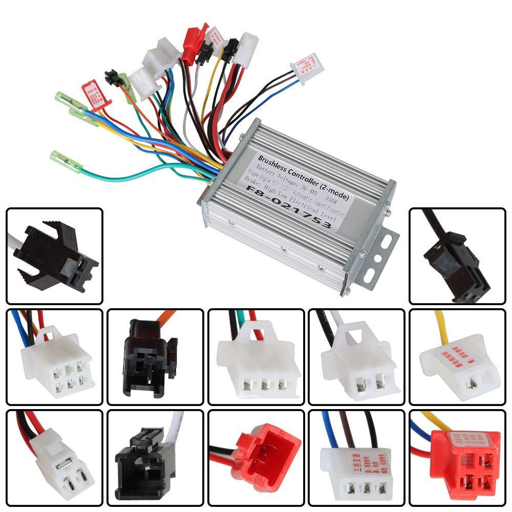 36V/48V 350W DC Motor Speed Controller for Electric Bicycle E-bike Brushless
