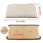 2x Club Car DS 79-00.5 Golf Cart White Seat Bottom Cushion Assembly Set