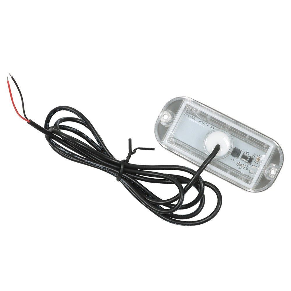 Blue 27 LED Stainless Marine Boat Transom Underwater Light for Pontoon 1PC