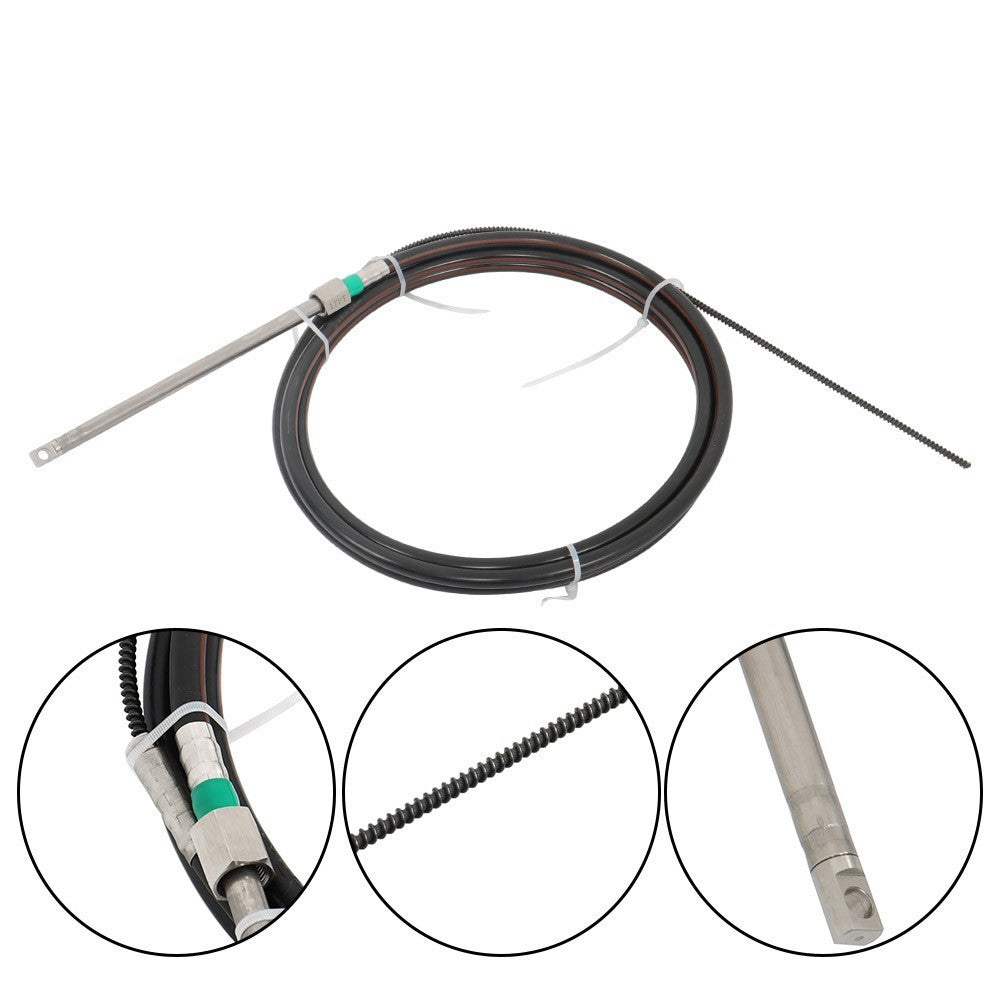 17ft Boat Rotary Steering System Outboard Kit SS13217 Marine Cable