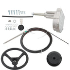 17ft Boat Rotary Steering System Outboard Kit Marine Cable SS13217