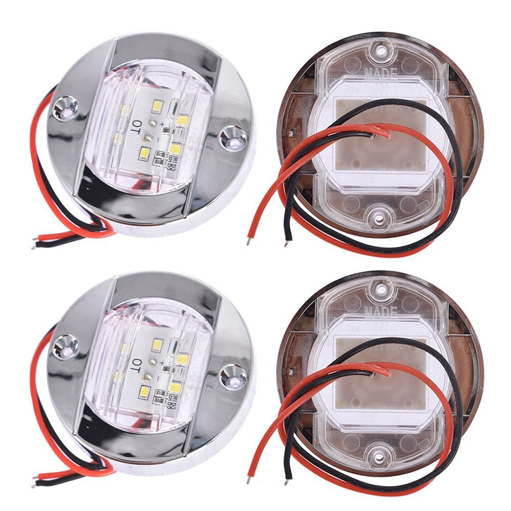 3" LED Marine Boat Stern Cabin Deck Walkway Courtesy Light Waterproof