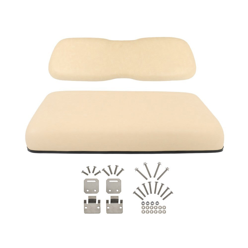 Beige Front Seat Cushion Set for Club Car DS 2000.5-Up Golf Cart