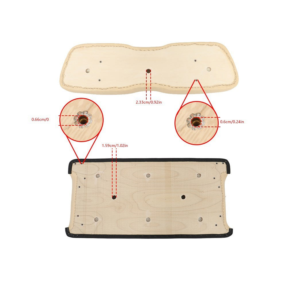 Beige Front Seat Cushion Set for Club Car DS 2000.5-Up Golf Cart
