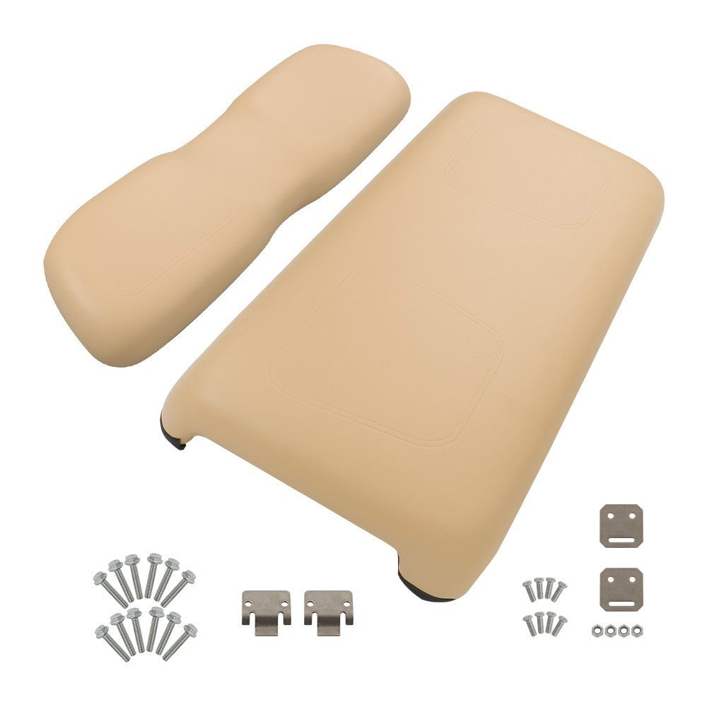 Club Car DS 2000.5+ Beige Front Seat Bottom & Back Cushion Set