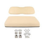 Club Car DS 2000.5+ Beige Front Seat Bottom & Back Cushion Set