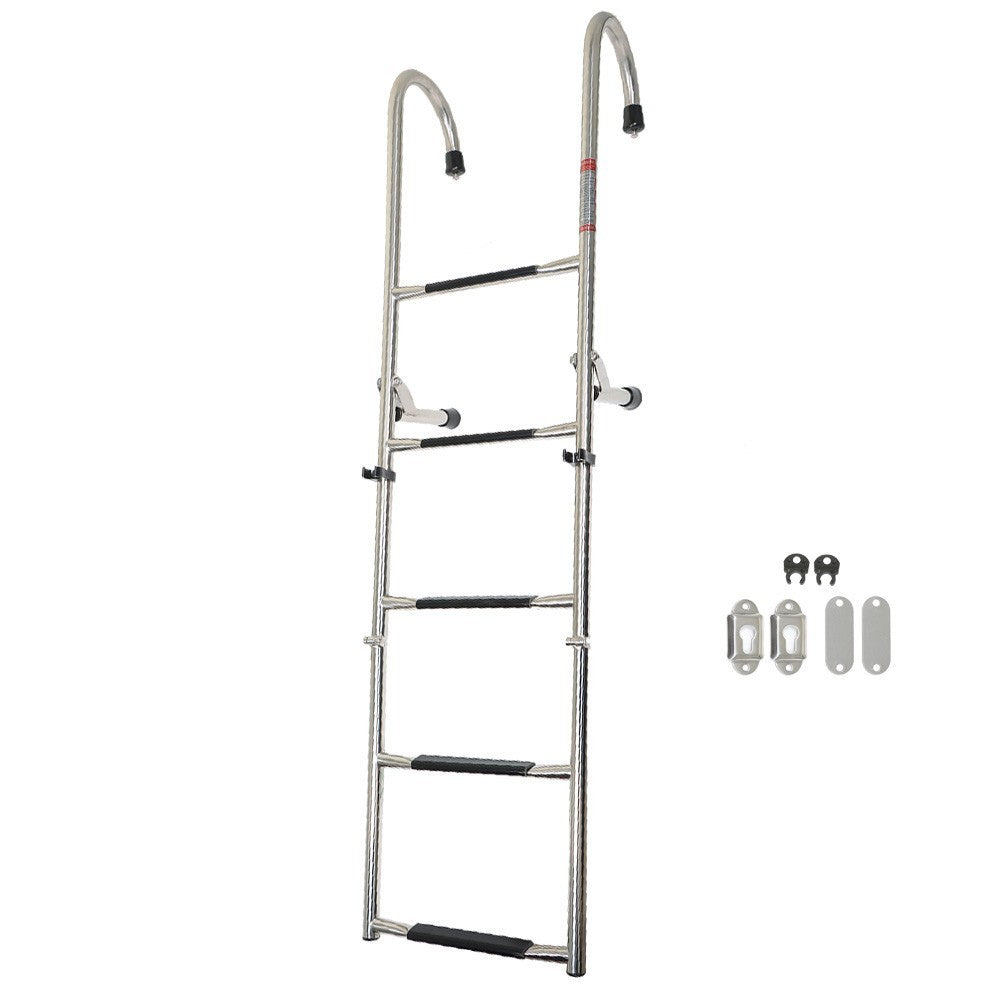 304 Stainless Steel Folding Ship Ladder 2 & 3 Step Durable Sturdy