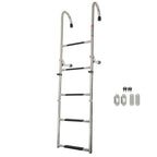 304 Stainless Steel Folding Ship Ladder 2 & 3 Step Durable Sturdy