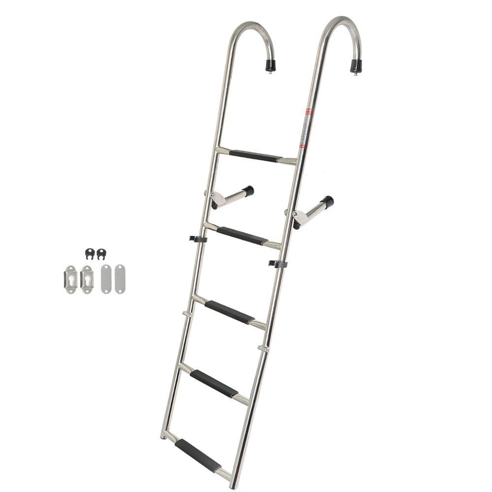 304 Stainless Steel Folding Ship Ladder 2 & 3 Step Durable Sturdy
