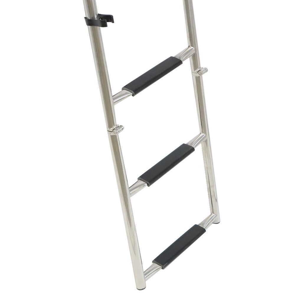 304 Stainless Steel Folding Ship Ladder 2 & 3 Step Durable Sturdy