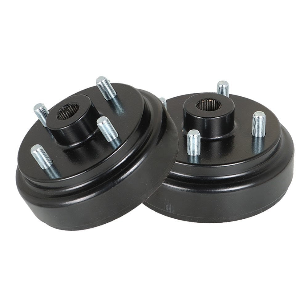 2pcs EZGO RXV Rear Wheel Brake Hub Drum 30 Teeth Gas 4-Cycle Golf Cart 1991+