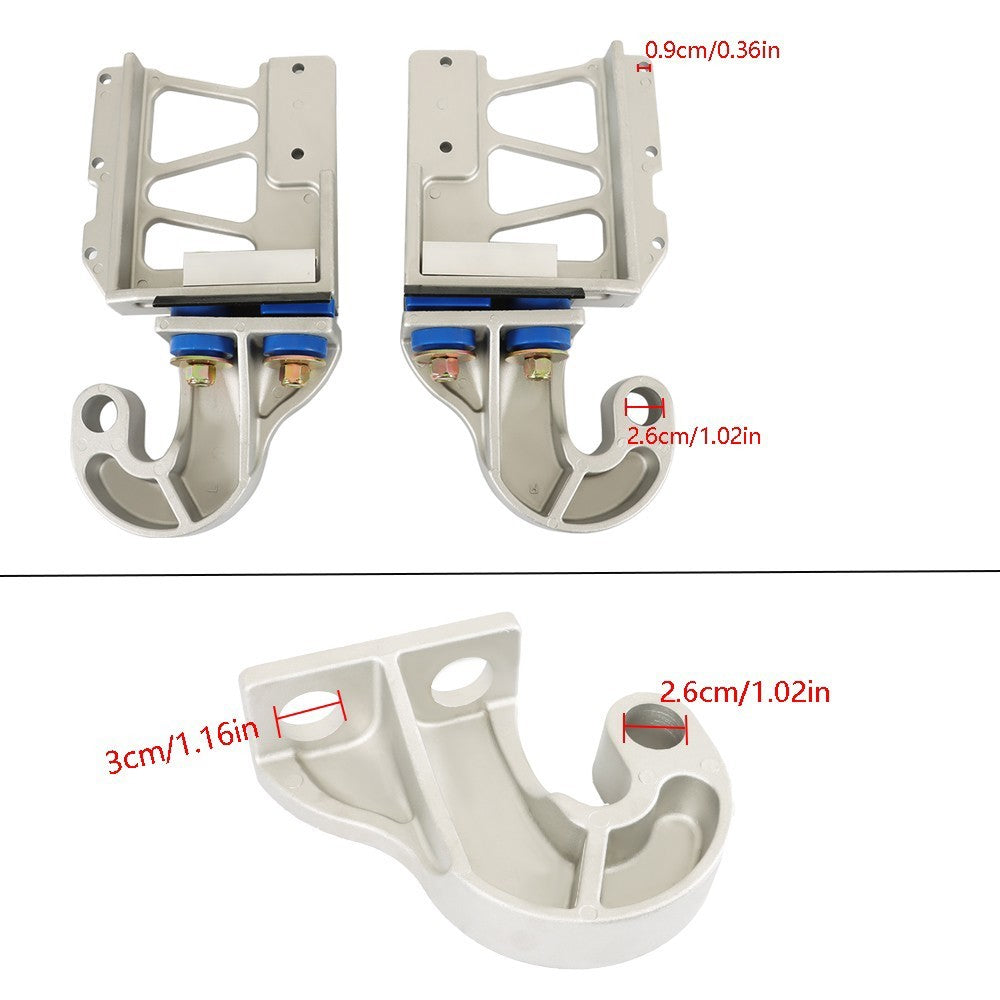 Engine Hood Hinge Pivot Bushing & Bolt Kit for Peterbilt 378 379 CNC
