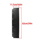 Heavy Duty 24" x 24" Stainless Steel Quarter Fender Pair for Freight Trucks