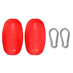 2-Pack Red Folding 1.5KG Grapnel Boat Kayak Marine Anchor Set
