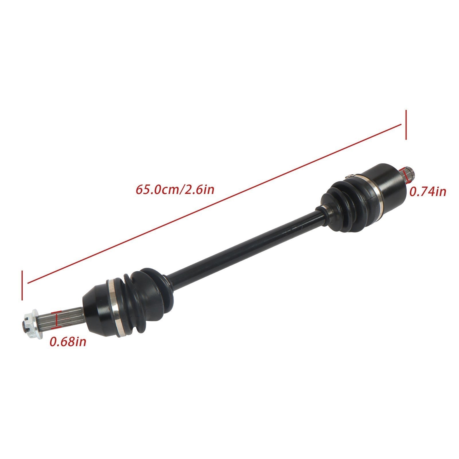 Front Left & Right CV Axles Drive Shaft for Polaris Ranger 500 570 2017-2022