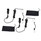 2-Pack Folding Grapnel Boat Kayak Anchors 1.5KG Marine Black Set