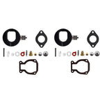 2× Carburetor Carb Kit w/ Float for Johnson Evinrude 4-15HP #398453