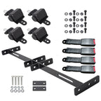 Brand Golf Cart Retractable Seat Belts & Bracket Kit for EZGO Yamaha 4-Pack