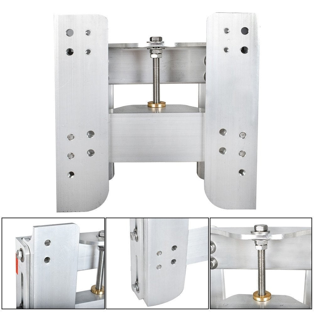 Jack Plate Outboard JPL4400 Adjustable 4" Boat Motor Mount Plate