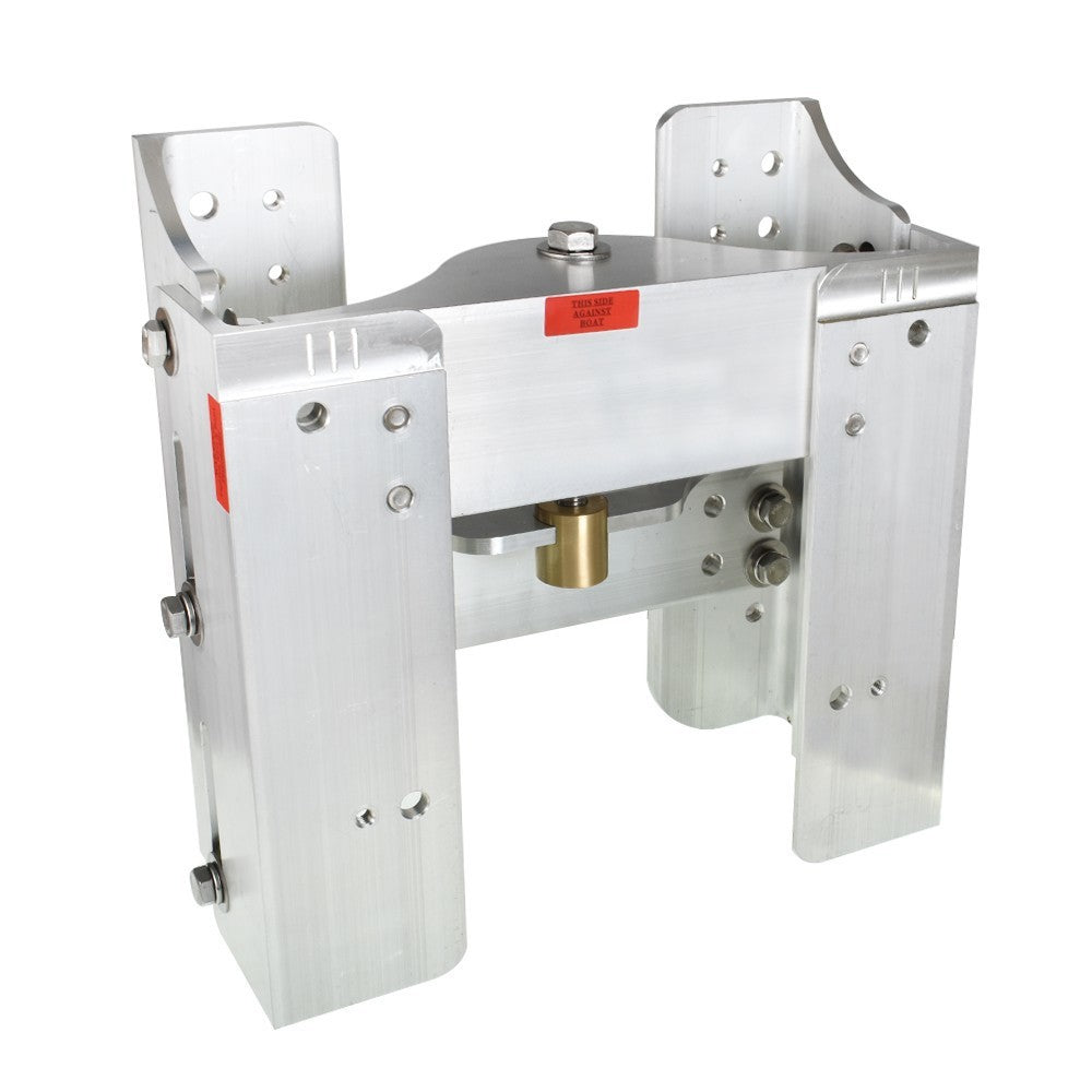 Adjustable 6" Outboard Boat Plate JPL4500 High Strength Polished Aluminum