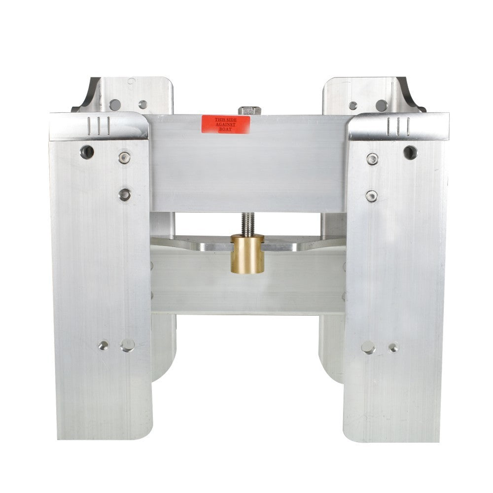 Adjustable 6" Outboard Boat Plate JPL4500 High Strength Polished Aluminum
