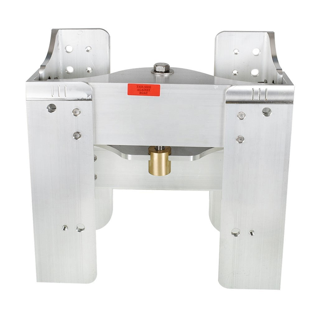 Adjustable 6" Outboard Boat Plate JPL4500 High Strength Polished Aluminum