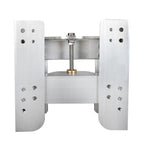 Adjustable 6" Outboard Boat Plate JPL4500 High Strength Polished Aluminum