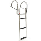 Marine Yacht 3-Step Stainless Steel Ladder with Handrails - Durable & Safe