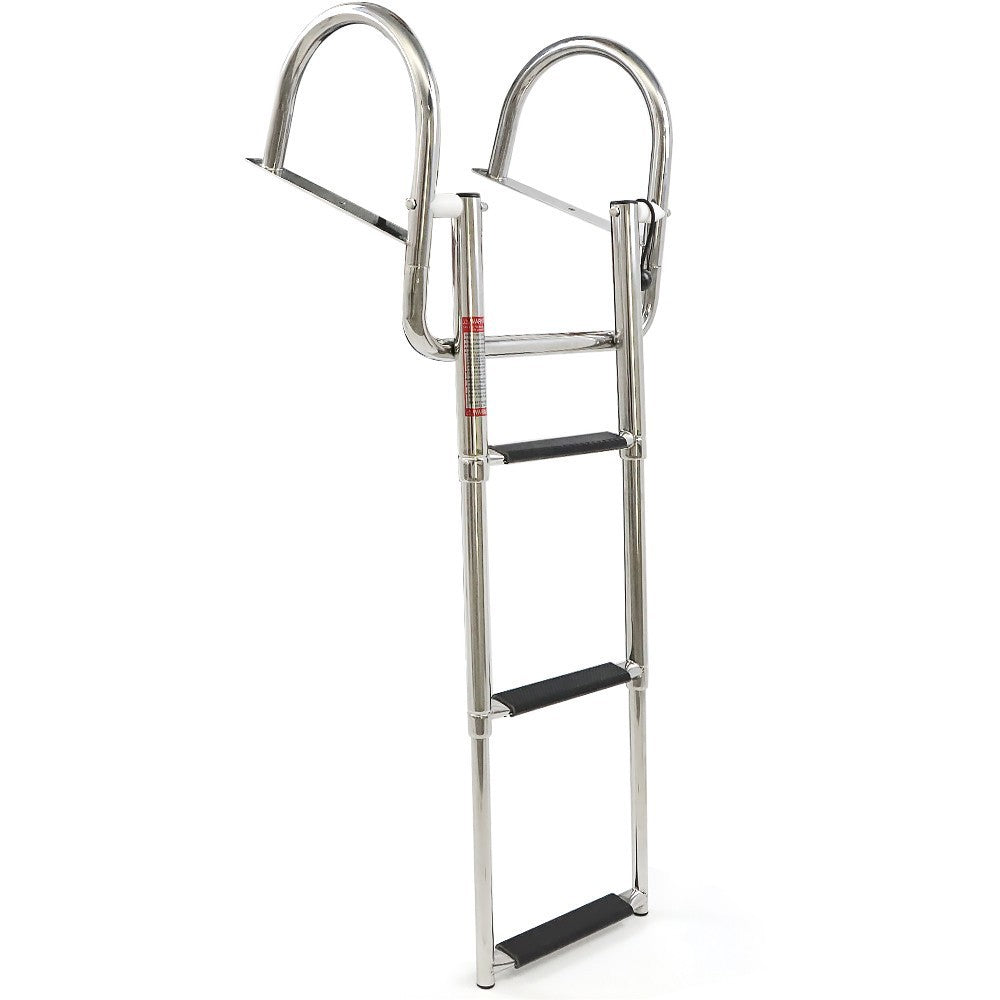 Marine Yacht 3-Step Stainless Steel Ladder with Handrails - Durable & Safe