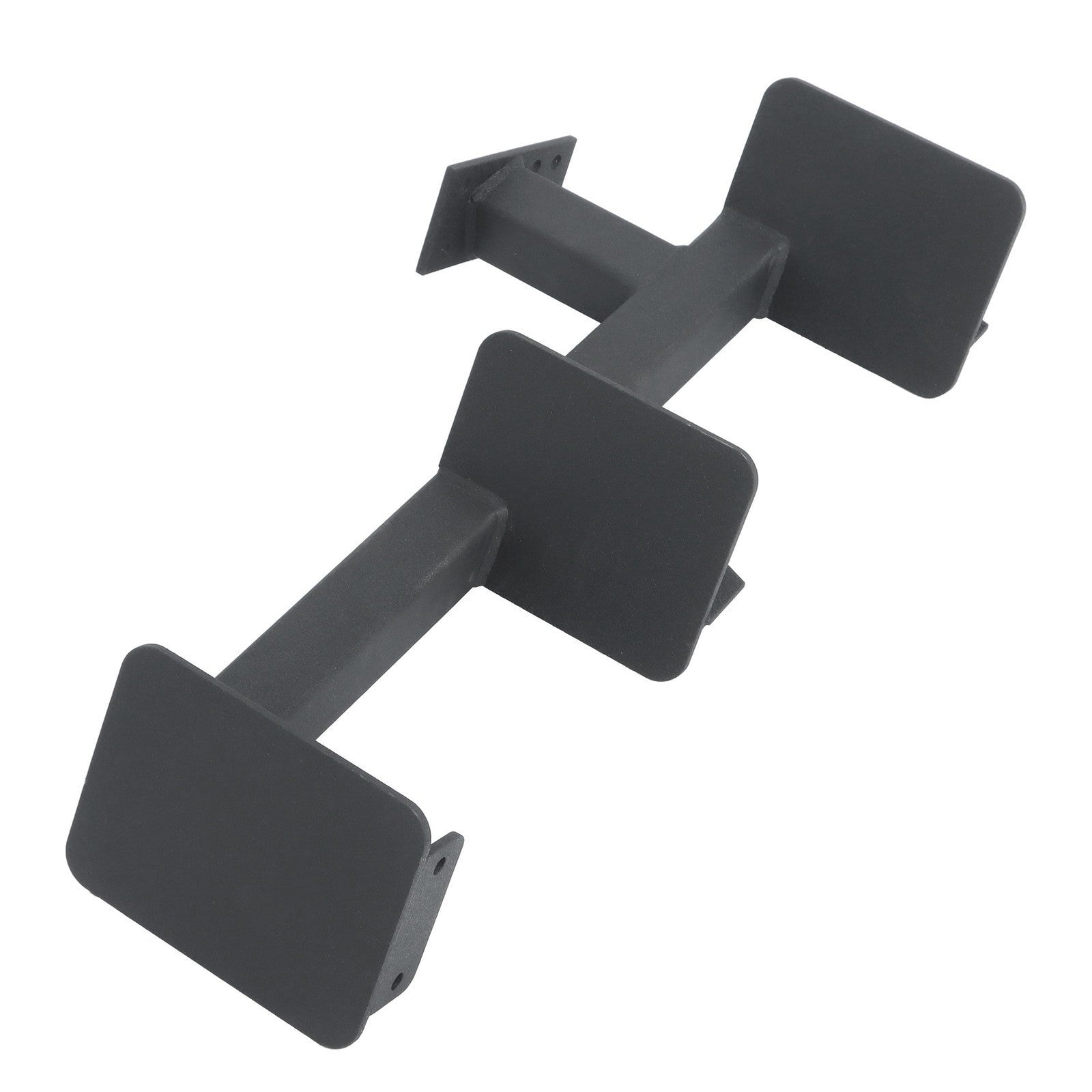 Universal 3-Step Bass Boat Trailer Steps Heavy-Duty Black Handle Triple Step