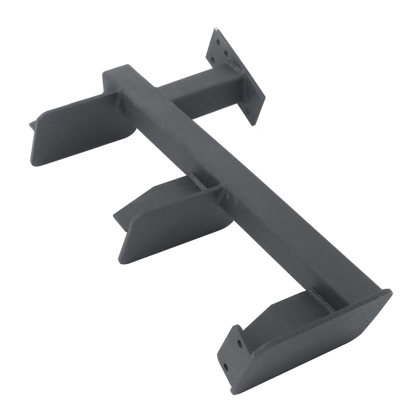 Universal 3-Step Bass Boat Trailer Steps Heavy-Duty Black Handle Triple Step