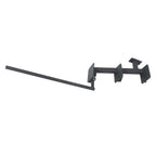 Universal 3-Step Bass Boat Trailer Steps Heavy-Duty Black Handle Triple Step