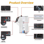 48V 6A Snap Head 3-Pin Battery Charger for EZGO Golf Cart Scooters