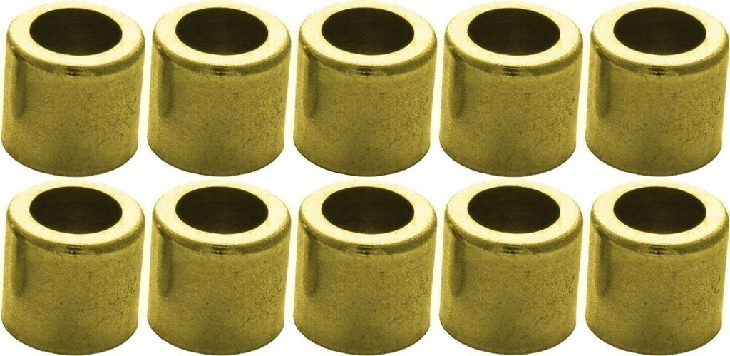 Brass Hose Ferrule 1/4" ID Air & Water 10 Pack #625 Durable Replacement