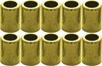 Brass Hose Ferrule 3/4" ID Air & Water 10-Pack Durable 7291 Replacement