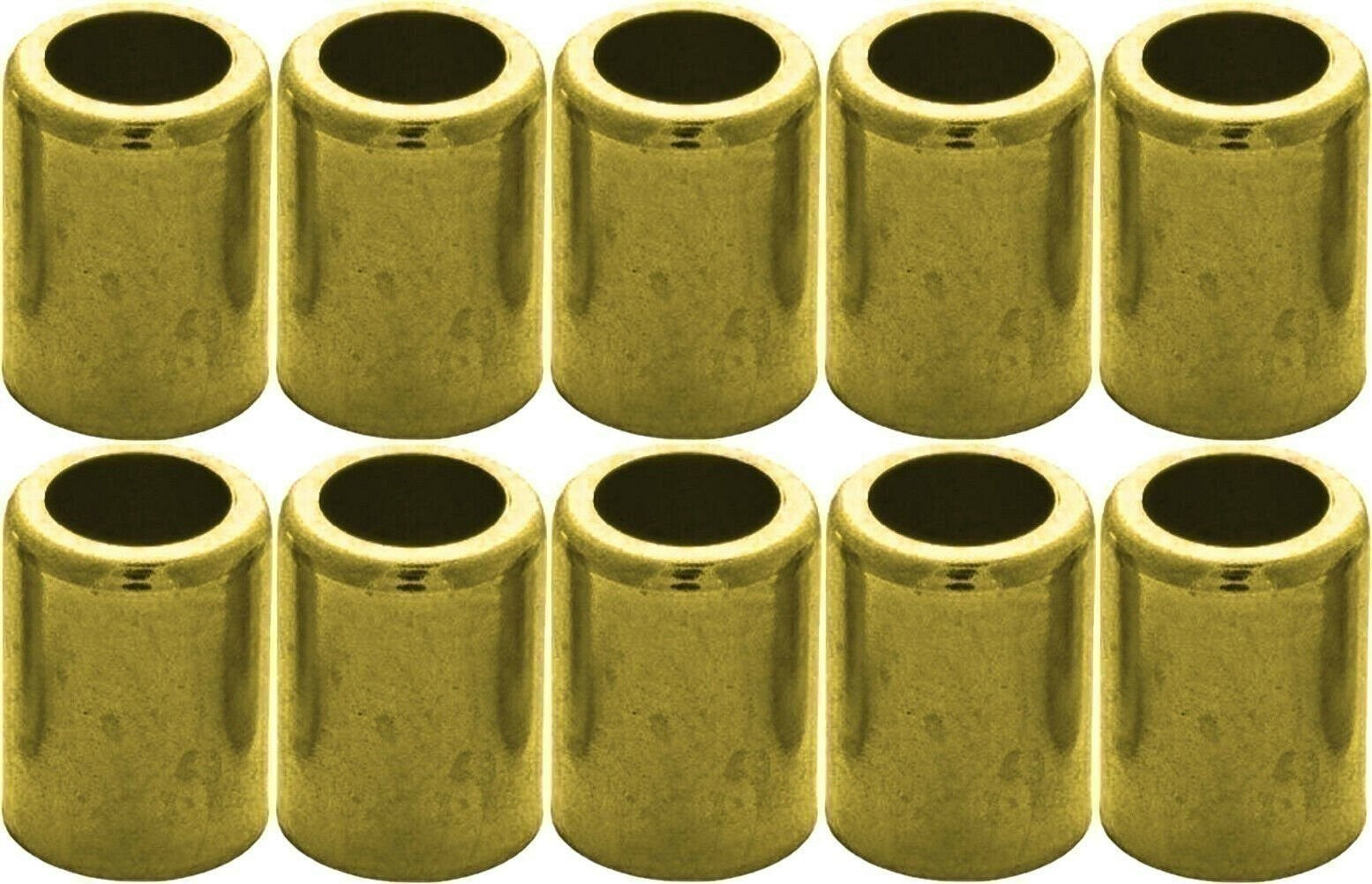 Brass Hose Ferrule 3/4" ID Air & Water 10-Pack Durable 7291 Replacement