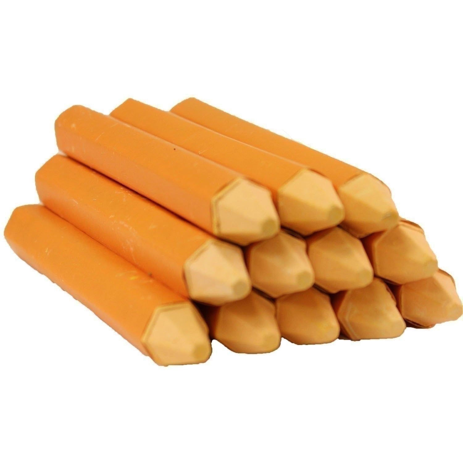 REMA TIP TOP 62Y Yellow Rubbermark Marking Crayon Box of 12