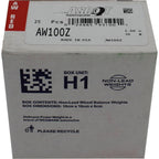 Perfect Equipment AW100Z Coated Zinc Wheel Weights 1oz Box of 25