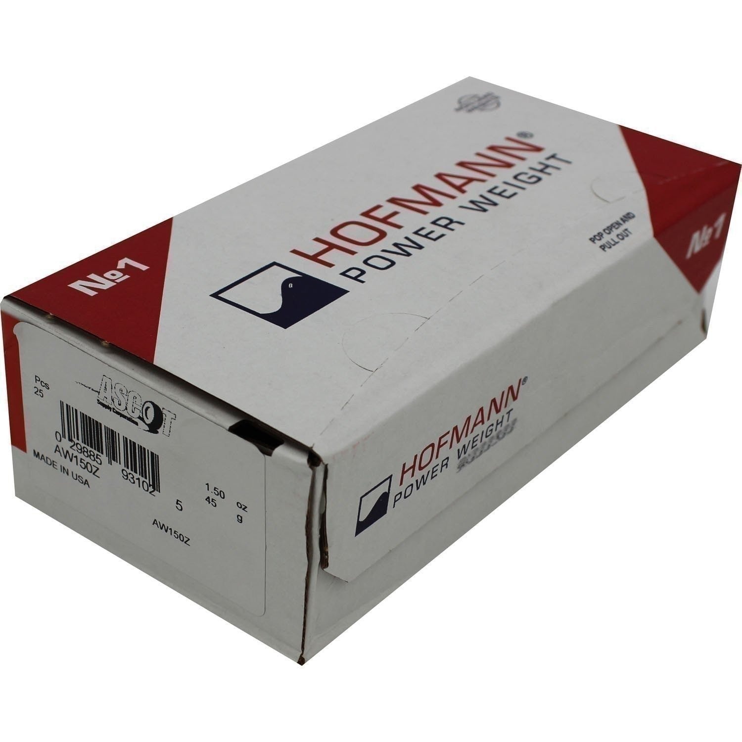 Perfect Equipment AW150Z Zinc Wheel Weights 1.50 oz - Box of 25
