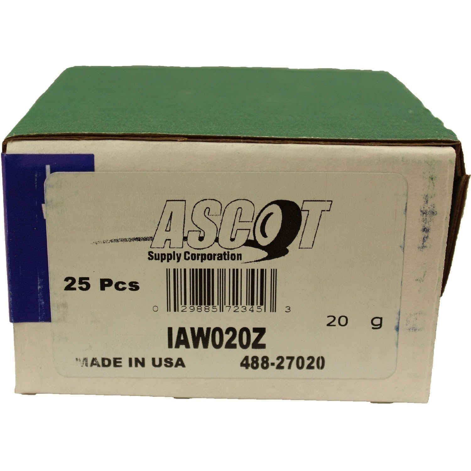 Perfect Equipment IAW020Z Zinc Wheel Weights 20gm 0.75oz Box of 25