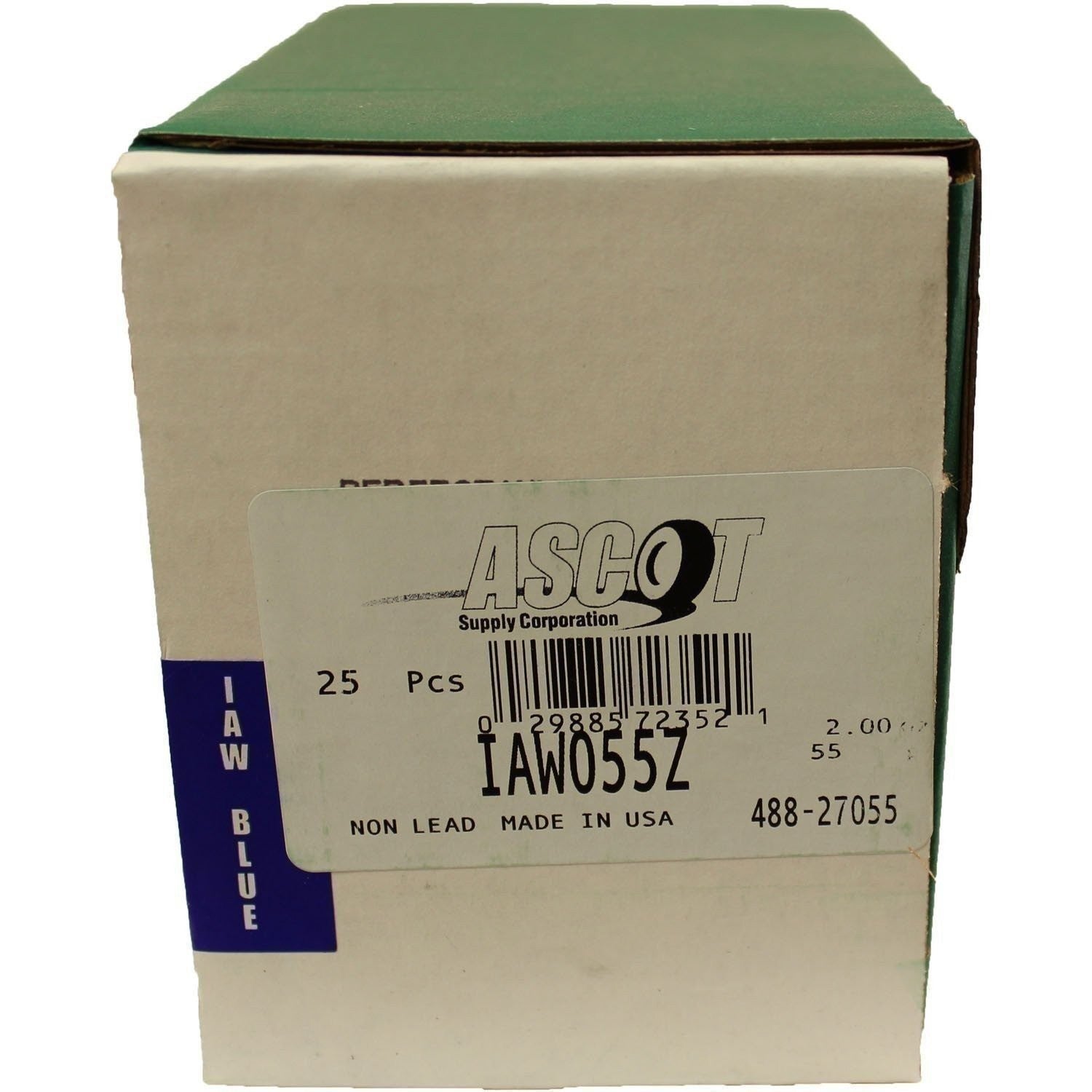IAW055Z Coated Zinc Wheel Weights 55gm (2oz) Box of 25 - Perfect Equipment