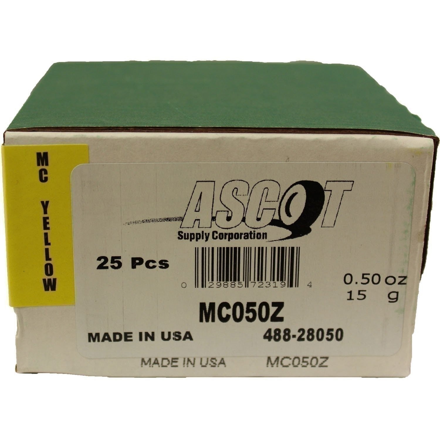 Perfect Equipment MC050Z Coated Zinc Wheel Weights 0.50 oz Box of 25